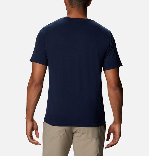 Columbia Sun Trek T-Shirt Men Navy USA (US2225200)